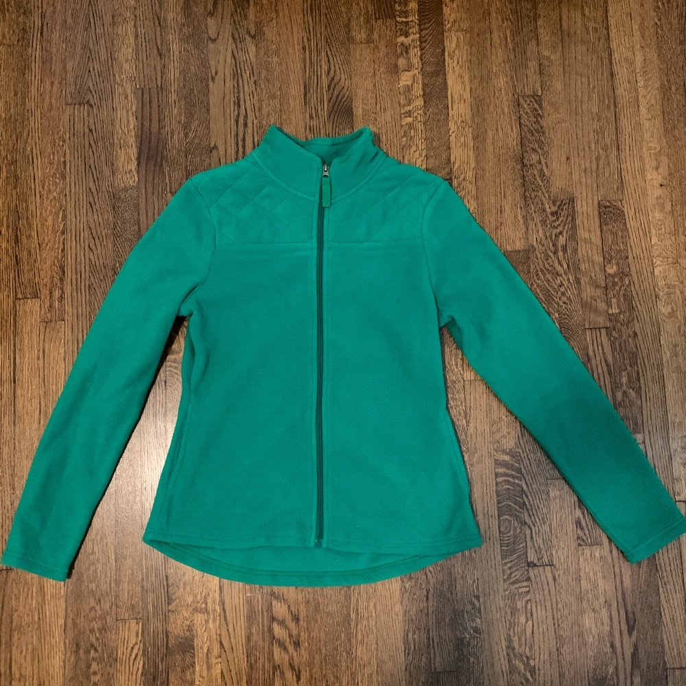 Never worn: Merona Green Fleece Jacket- Small